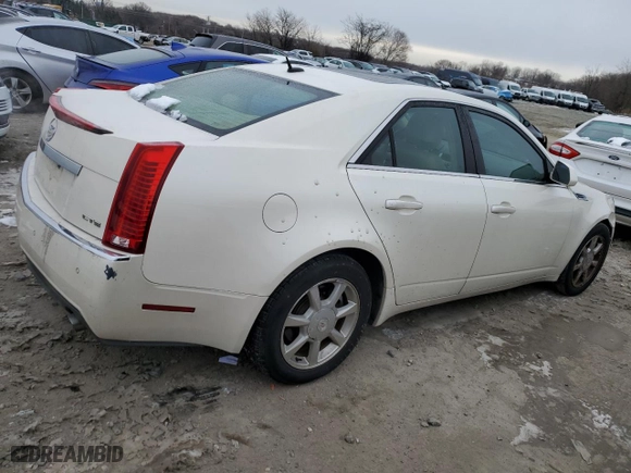 2008 Cadillac CTS RWD w/1SA with VIN 1G6DJ577880200783, listed as a Copart auction lot 88209735 with NaN miles and Salvage Title. Bid and sale history available at carsss.com. Image 3.