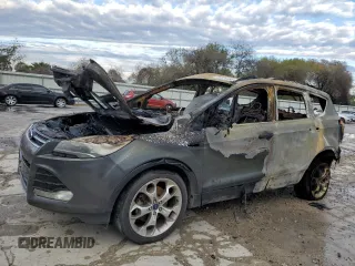 2016 Ford Escape Titanium with VIN 1FMCU0J94GUC78297, listed as a Copart auction lot 88024355 with 0 mi miles and Non Repairable. Bid and sale history available at carsss.com. Image 1.