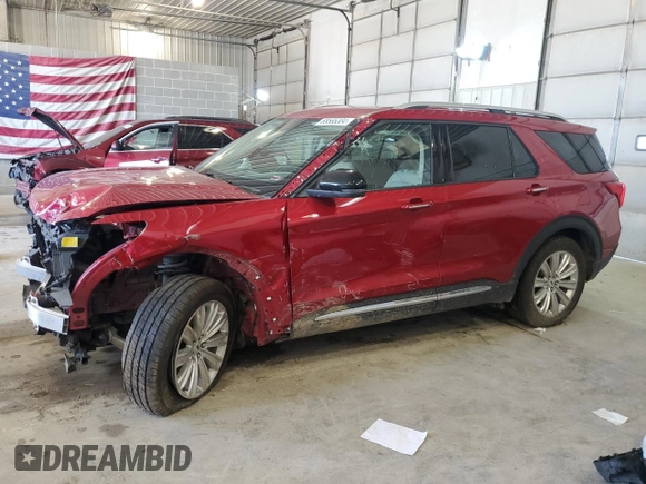 2020 Ford Explorer Limited with VIN 1FM5K8FW1LGB11531, listed as a Copart auction lot 68565304 with 61,483 mi miles and Salvage Title. Bid and sale history available at carsss.com. Image 1.