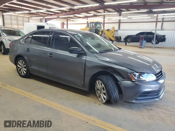 2015 Volkswagen Jetta SE with VIN 3VWD17AJ5FM355537, listed as a Copart auction lot 61904555 with 210,445 mi miles and Salvage title. Bid and sale history available at DreamBid. Image 4.
