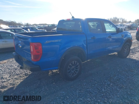 2021 Ford Ranger XL with VIN 1FTER4EH1MLD14469, listed as a IAAI auction lot 41023255 with 48,284 mi miles. Bid and sale history available at carsss.com. Image 4.