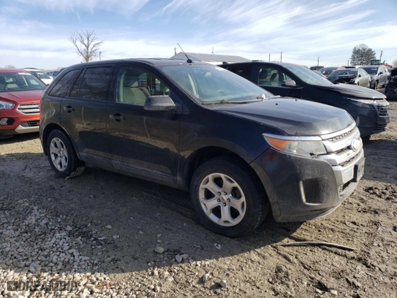 2012 Ford Edge SEL with VIN 2FMDK4JCXCBA93989, listed as a Copart auction lot 46285225 with 145,364 mi miles and Clean Title. Bid and sale history available at carsss.com. Image 4.