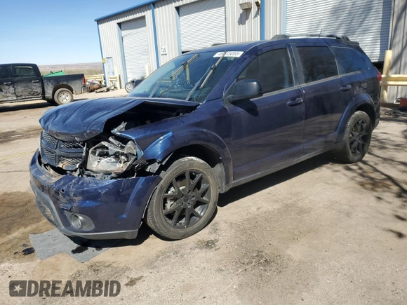 2017 Dodge Journey SXT with VIN 3C4PDCBG9HT607530, listed as a Copart auction lot 49115055 with 133,103 mi miles and Salvage Title. Bid and sale history available at carsss.com. Image 1.
