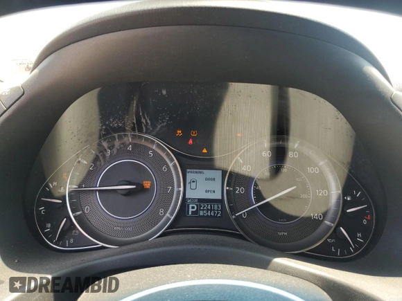 2012 Infiniti QX56 7-passenger with VIN JN8AZ2NE4C9019603, listed as a Copart auction lot 62738594 with 224,183 mi miles and Salvage Title. Bid and sale history available at carsss.com. Image 9.
