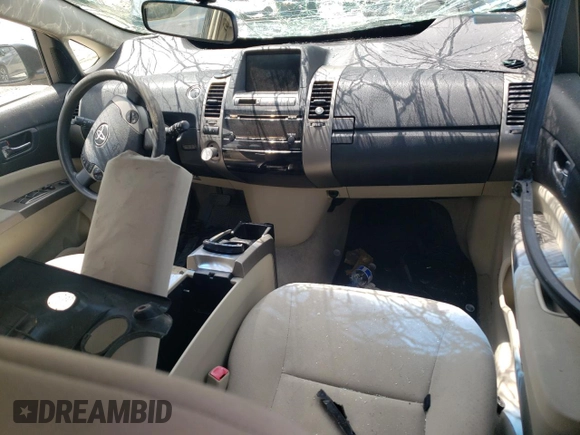 2007 Toyota Prius z VIN JTDKB20U377642098, wystawiony jako Copart lot #56205795 z przebiegiem Nie podano mil oraz Czysty tytuł • Clean title. Historia ofert i sprzedaży dostępna na DreamBid. Obrazek 8.