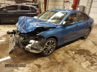 2023 Volkswagen Jetta Sport with VIN 3VWBM7BU4PM010718, listed as a IAAI auction lot 41582445 with 45,382 mi miles and . Bid and sale history available at DreamBid. Image 2.