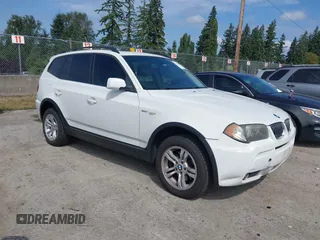 2006 BMW X3 3.0i с VIN WBXPA93426WD25873, выставлен на аукционе IAAI как лот 42761993 с пробегом 177 530 миль миль и . История ставок и продаж доступна на DreamBid. Изображение 1.