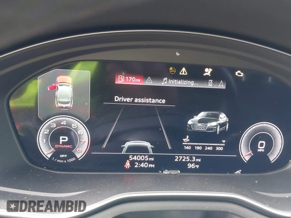 2022 Audi A5 Sportback S line Premium Plus z VIN WAUFACF5XNA009427, wystawiony jako IAAI lot #40203616 z przebiegiem 54 005 mil mil oraz . Historia ofert i sprzedaży dostępna na DreamBid. Obrazek 7.