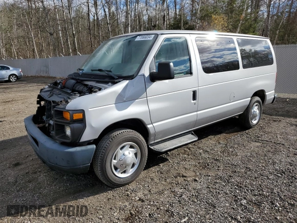 2013 Ford Econoline Passenger XL with VIN 1FMNE1BWXDDB17125, listed as a Copart auction lot 77066034 with 30,726 mi miles and Salvage title. Bid and sale history available at DreamBid. Image 1.
