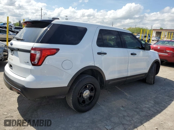 2017 Ford Police Interceptor Utility z VIN 1FM5K8AR4HGC78474, wystawiony jako Copart lot #55477895 z przebiegiem Nie podano mil oraz Szkody całkowita. Historia ofert i sprzedaży dostępna na DreamBid. Obrazek 3.