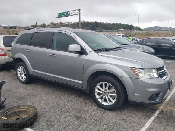 2017 Dodge Journey SXT with VIN 3C4PDCBG1HT589623, listed as a IAAI auction lot 41782281 with 79,368 mi miles. Bid and sale history available at carsss.com. Image 1.