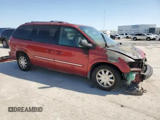 2007 Chrysler Town & Country LWB Touring with VIN 2A4GP54L37R321035, listed as a Copart auction lot 52368555 with 0 mi miles and Salvage Title. Bid and sale history available at carsss.com. Image 4.