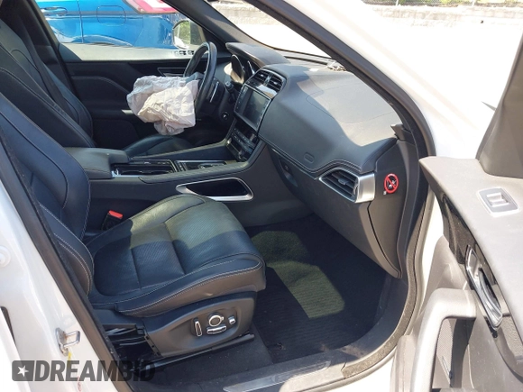 2018 Jaguar F-Pace S with VIN SADCM2FVXJA238034, listed as a IAAI auction lot 42350871 with 56,844 mi miles and . Bid and sale history available at DreamBid. Image 5.