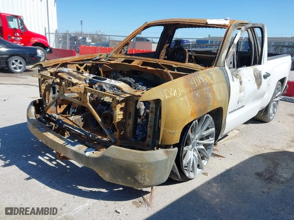 2018 Chevrolet Silverado 1500 Work Truck with VIN 1GCNCNEC3JZ253663, listed as a IAAI auction lot 41188317 with 1 mi miles. Bid and sale history available at carsss.com. Image 2.