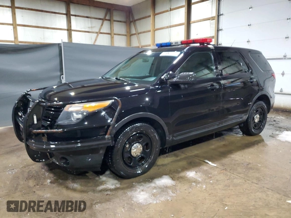 2015 Ford Utility Police Interceptor with VIN 1FM5K8AR4FGC26968, listed as a Copart auction lot 89174695 with 237,942 mi miles and Clean Title. Bid and sale history available at carsss.com. Image 1.