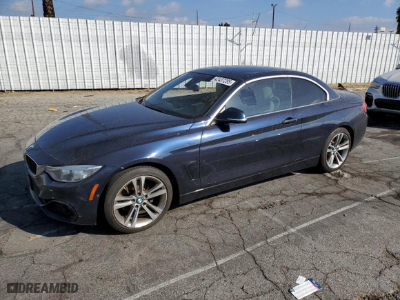 2016 BMW 4 Series 428i with VIN WBA3V7C59G5A26799, listed as a Copart auction lot 42437285 with 58,030 mi miles and Salvage Title. Bid and sale history available at carsss.com. Image 1.