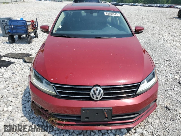2017 Volkswagen Jetta SEL with VIN 3VWL17AJ4HM219866, listed as a Copart auction lot 60503545 with 92,738 mi miles and Salvage title. Bid and sale history available at DreamBid. Image 5.