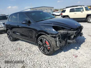 2014 Porsche Cayenne Turbo with VIN WP1AC2A2XELA85702, listed as a Copart auction lot 72328394 with 100,142 mi miles and Salvage title. Bid and sale history available at DreamBid. Image 4.