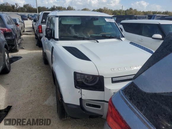 2024 Land Rover Defender S with VIN SALEJ7EX0R2341653, listed as a Copart auction lot 77228254 with Not provided miles and Salvage title. Bid and sale history available at DreamBid. Image 5.
