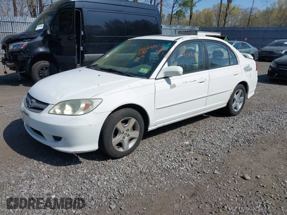 2004 Honda Civic EX with VIN 2HGES26714H545269, listed as a IAAI auction lot 42119051 with 224,384 mi miles and . Bid and sale history available at DreamBid. Image 2.