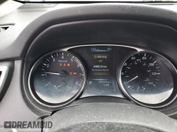2014 Nissan Rogue SV with VIN 5N1AT2MV3EC869206, listed as a Copart auction lot 53139025 with 135,503 mi miles and Salvage Title. Bid and sale history available at carsss.com. Image 9.