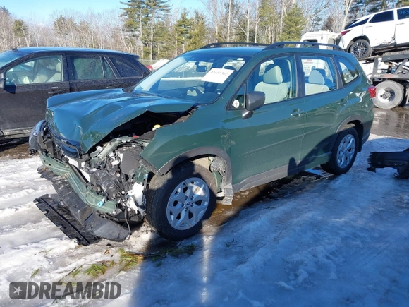 2022 Subaru Forester with VIN JF2SKACC1NH501987, listed as a IAAI auction lot 41655362 with 35,431 mi miles and . Bid and sale history available at DreamBid. Image 2.