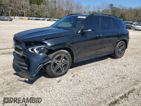 2022 Mercedes-Benz GLE 450 with VIN 4JGFB5KB0NA811004, listed as a Copart auction lot 49235325 with 26,274 mi miles and Salvage title. Bid and sale history available at DreamBid. Image 1.