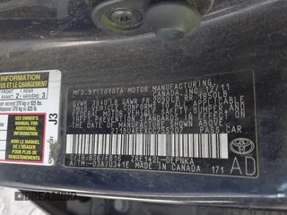 2012 Toyota Corolla L with VIN 2T1BU4EEXCC755207, listed as a IAAI auction lot 41847008 with 143,623 mi miles. Bid and sale history available at carsss.com. Image 9.