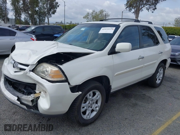 2004 Acura MDX Touring Pkg w/Navigation with VIN 2HNYD18834H520180, listed as a IAAI auction lot 41934124 with 201,817 mi miles. Bid and sale history available at carsss.com. Image 18.