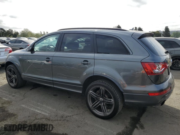 2014 Audi Q7 3.0T S line Prestige with VIN WA1DGAFE7ED010492, listed as a Copart auction lot 53492105 with 144,974 mi miles and Salvage Title. Bid and sale history available at carsss.com. Image 2.
