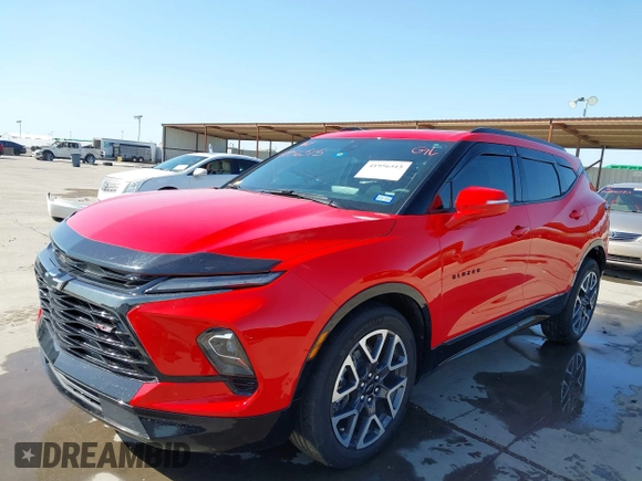 2023 Chevrolet Blazer RS with VIN 3GNKBERS5PS199772, listed as a IAAI auction lot 41956515 with 42,291 mi miles and . Bid and sale history available at DreamBid. Image 22.