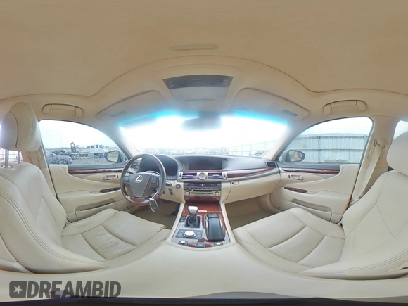 2017 Lexus LS 460 with VIN JTHBL5EF1H5145295, listed as a Copart auction lot 42966075 with Not provided miles and Salvage title. Bid and sale history available at DreamBid. Image 13.