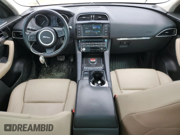 2017 Jaguar F-Pace 35t Premium with VIN SADCJ2BV2HA094830, listed as a Copart auction lot 52817025 with 112,582 mi miles and Salvage Title. Bid and sale history available at DreamBid. Image 8.