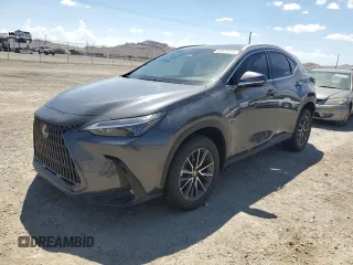 2022 Lexus NX with VIN 2T2AGCEZ1NC006942, listed as a Copart auction lot 66976584 with 37,541 mi miles and Salvage Title. Bid and sale history available at carsss.com. Image 1.
