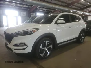 2017 Hyundai Tucson Limited z VIN KM8J3CA24HU327451, wystawiony jako Copart lot #60302755 z przebiegiem 88 290 mil mil oraz Czysty tytuł • Clean title. Historia ofert i sprzedaży dostępna na DreamBid. Obrazek 1.