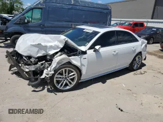 2017 Audi A4 Premium with VIN WAUDNAF45HN050004, listed as a Copart auction lot 58219735 with 125,065 mi miles and Salvage title. Bid and sale history available at DreamBid. Image 1.