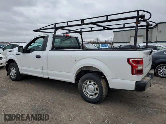 2018 Ford F-150 XL with VIN 1FTMF1CBXJKF88322, listed as a Copart auction lot 48874225 with 133,397 mi miles and Salvage Title. Bid and sale history available at carsss.com. Image 2.
