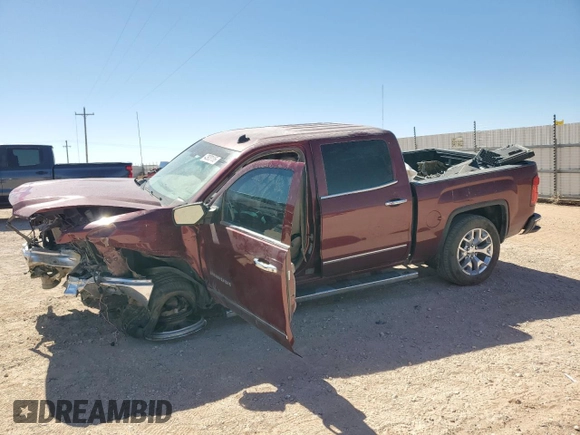 2014 GMC Sierra 1500 SLT with VIN 3GTU2VEC2EG447850, listed as a Copart auction lot 42920195 with 163,696 mi miles and Salvage Title. Bid and sale history available at DreamBid. Image 1.
