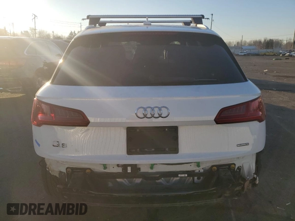 2020 Audi Q5 S line Prestige with VIN WA1F2AFY8L2088905, listed as a Copart auction lot 86756334 with 38,605 mi miles and Salvage Title. Bid and sale history available at carsss.com. Image 6.