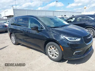 2024 Chrysler Pacifica Touring L with VIN 2C4RC1BG3RR143669, listed as a IAAI auction lot 42256499 with 47,360 mi miles and . Bid and sale history available at DreamBid. Image 1.