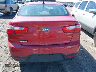 2015 Kia Rio LX with VIN KNADM4A39F6496537, listed as a IAAI auction lot 41795758 with 1 mi miles. Bid and sale history available at carsss.com. Image 16.