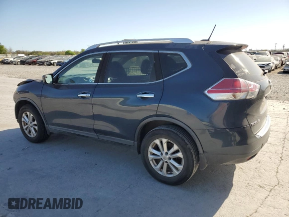 2016 Nissan Rogue SV with VIN KNMAT2MT0GP698512, listed as a Copart auction lot 49680445 with 90,849 mi miles and Salvage Title. Bid and sale history available at carsss.com. Image 2.