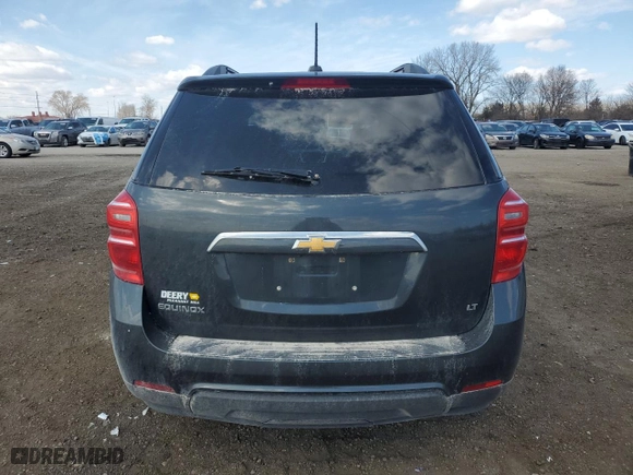 2017 Chevrolet Equinox LT with VIN 2GNALCEK6H1607714, listed as a Copart auction lot 49578715 with 108,273 mi miles and Clean Title. Bid and sale history available at carsss.com. Image 6.