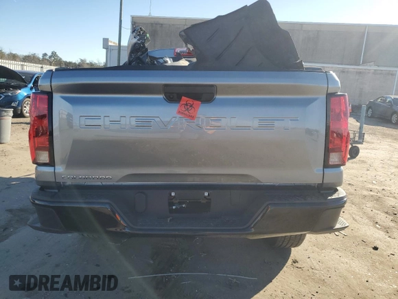 2024 Chevrolet Colorado 2WD Work Truck with VIN 1GCGSBEC4R1226623, listed as a Copart auction lot 46838815 with Not Provided miles and Non Repairable. Bid and sale history available at DreamBid. Image 6.