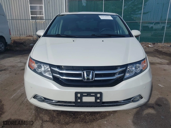 2015 Honda Odyssey Touring Elite with VIN 5FNRL5H9XFB121921, listed as a IAAI auction lot 41858551 with 61,506 mi miles. Bid and sale history available at carsss.com. Image 12.
