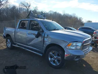 2019 Ram 1500 Big Horn with VIN 3C6RR6LT3KG605321, listed as a IAAI auction lot 41053497 with 113,853 mi miles. Bid and sale history available at carsss.com. Image 1.