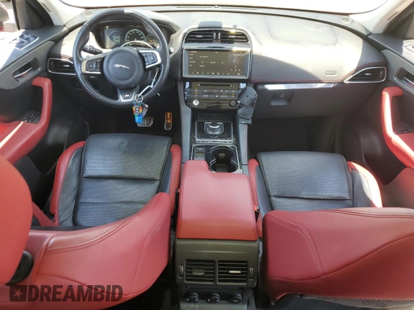 2017 Jaguar F-Pace S with VIN SADCM2BV1HA098388, listed as a Copart auction lot 60982615 with 151,310 mi miles and Salvage title. Bid and sale history available at DreamBid. Image 8.