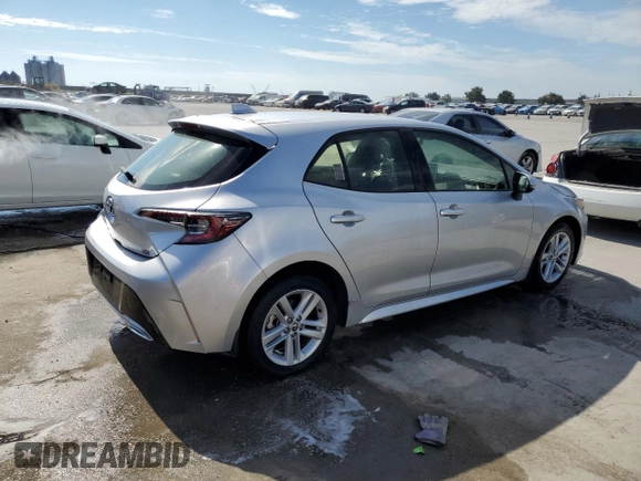 2019 Toyota Corolla Hatchback SE with VIN JTNK4RBE8K3067260, listed as a Copart auction lot 73574394 with 45,907 mi miles and Non Repairable. Bid and sale history available at carsss.com. Image 3.