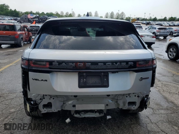 2020 Land Rover Range Rover Velar with VIN SALYU2EE3LA256194, listed as a Copart auction lot 56965895 with 49,073 mi miles and Salvage title. Bid and sale history available at DreamBid. Image 6.