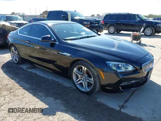 2015 BMW 6 Series 650i with VIN WBAYM9C50FD248363, listed as a IAAI auction lot 41150399 with 62,590 mi miles and . Bid and sale history available at carsss.com. Image 1.
